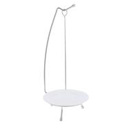 Ipetboom 1 juego Brochetas Inoxidable para Barbacoa con Soporte Utensilios de Cocina para Carne y Verduras Skewers Largos para Asados para Fiestas de Barbacoa y Camping
