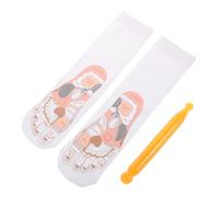 Ipetboom 1 Juego Calcetines De Masaje De Pies Bolígrafo Punto Zapatos Abrazadera Tacones Medias Tobillo Spa Reflexología Masajeadores Acupresión Desencadenar Hombres Agarre Resina