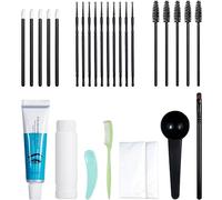 Ipetboom 1 Juego crema para cejas herramienta de maquillaje de cejas geles para cejas a prueba de agua eyebrow gel jabón para cejas con Líquido reparador de cejas a prueba de sudor