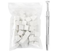 Ipetboom 1 juego de esponjas suaves para uñas esponjas para decoración de uñas con bolígrafo para agarrar cepillo de uñas herramientas de manicura accesorios profesionales esponja de uñas y pinza para