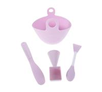 Ipetboom 1 Juego Juego de cuencos para faciales de silicona. cuenco para mezclar faciales plato mezclador para tratamientos faciales gel de sílice