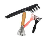 Ipetboom 1 Juego Limpieza del peine rizador desenredar herramienta cepillo para el pelo secador de pelo Rastrillo champú rizo limpiador de cepillos cepillo peine para el cabello el plastico