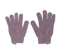 Ipetboom 1 Par guante de cepillo corporal Guantes impermeables lavavajillas manopla baño guantes limpieza gel de ducha toallas baño depurador de guantes de baño manopla de ducha Púrpura