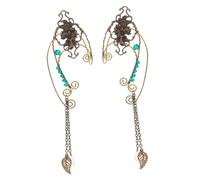 Ipetboom 1 Par Pendientes De Clip De Orejas Aretes De Aro Accesorios Renacentistas Manguito De Oreja De Hada Orejas De Hada Cosas De Hadas Orejas De Adulto Aleación De Zinc