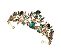 Ipetboom 1 Pc de de imitación chica de de imitación decoración de la boda cumpleaños de mujeres queen bodas gala nupcial tiara de la cabeza Aleación Golden