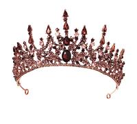 Ipetboom 1 Pc de la vendimia wedding tocados de novia novia tocado de traje de diamantes de imitación elegante de de banquete de boda hierro) Golden