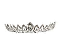 Ipetboom 1 Pc diadema de nupcial tocados bodas diademas novia diamante de imitación tiara de cristal nupcial tiara nupcial de la boda de boda pequeña venda