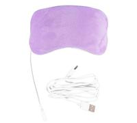 Ipetboom 1 Pc máscara de ojos de vapor estaño pintura gouache pintura de tapa soporte de collar eye massager sleep mask antifaz para dormir USB calentado terciopelo de cristal Violet