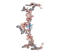 Ipetboom 1 Pc tiara vestido para niñas disfraces de Halloween accesorios para niñas nupcial de mujer tocado retro cristal sombrerería ropa Venda novia Accesorios para el cabello