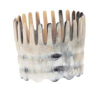 Ipetboom 1 Peine De Anchos Para Acupuntura Del Cuero Cabelludo Peine De Cuerno Para Lavar El Cabello Masajear Color Aleatorio