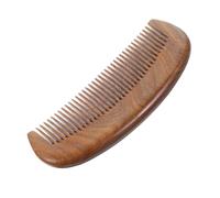 Ipetboom 1 Peine de Masaje para El Cuero Cabelludo Peine de Masaje Relajante Flexible Peine de Madera Portátil para Cabello Tallado Peine Retro para Aliviar La Picazón