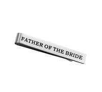 Ipetboom 1 Pieza De Clip De Corbata De Acero De Titanio Para Padrinos De Boda Padre Decoración De Graduación Clip De Corbata Con El Texto &Quot;Te Amé Primero&Quot; Elegante Clip De
