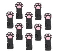 Ipetboom 10 Fundas De Silicona Para Cutículas Pinzas Fundas De Silicona Para Manicura Para Alicates Con Forma De Pata De Gato Protectores Para