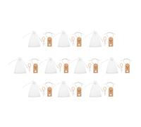 Ipetboom 10 Juegos de Rosarios Católicos de Madera Cruces Talladas, Cuentas Suaves y Bolsitas de Gasa para Bautizo y Comunión, Regalos Religiosos a Granel para Eventos y Fiestas Religiosas