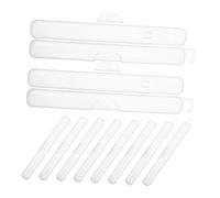 Ipetboom 10 Piezas Estuche Portátil para Cepillos De Plegable Cepillo De Electrico Total Kit De Caja De Cepillo De Menta Productos Páginas Transparent