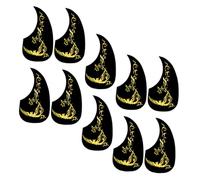 Ipetboom 10 Piezas Golpeador de Guitarra Acústica y Eléctrica Protector Adhesivo para Guitarra Folk Diseño de Pegatina