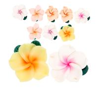 Ipetboom 10 Piezas pinza de pelo de flores planta abalorios de arcilla polimérica tulipán Ramo arcilla polimerica polymer clay arcilla espuma adornos encantos de pinza de pelo de bricolaje