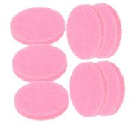 Ipetboom 100 Discos De Algodón para Aromaterapia Redondos para Difusores De Aceites Esenciales De Algodón Recambios para Aromaterapia Color Rosa
