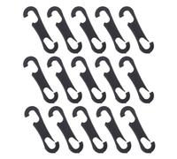 Ipetboom 100 Ganchos de Plástico Resistentes para Funda de Asiento de Coche Diseño Plano Antideslizante Clips para Cojines y Parasoles Accesorios Interiores para Organización Automotriz