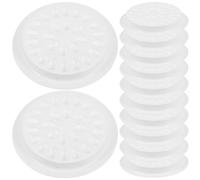 Ipetboom 100 Piezas Bandeja para Pestañas Postizas de Unidades Almohadilla de Pegamento de Color Claro para Extensiones Estación de Injerto Forma de Flor para Aplicaciones de Belleza