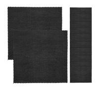 Ipetboom 100 Piezas Gafas De Tela Cuidado Para Ojos Hilas Absorbente Polvo Óptico Pantalla Limpio Espectáculo Lente Limpiar Objetivo Paño Micro Limpieza Fibra Extrafina Negro