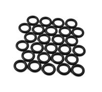 Ipetboom 100 Piezas maquina tatuar lavadoras ojal de goma ojal de la máquina ojales manicura Suministros de uñas extender Clip de seguridad pegatinas de uñas