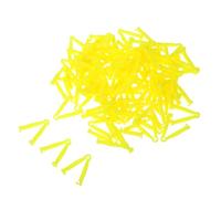 Ipetboom 100 Pinzas para Cordón Umbilical de Lechones Desechables Tamaño Grande 5 CM Color Amarillo Kit para Animales de Granja Abrazaderas Seguras para Cuidado Umbilical en