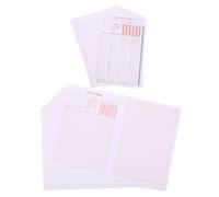 Ipetboom 100 Tarjetas De Respuestas Para Exámenes De La Función Pública Papel Para Redacción De Ensayos Y Formularios De Examen