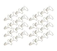 Ipetboom 100 Unidades Gancho para Cojín de Asiento de Coche de Hierro Resistente Gancho para Almohadilla Sujeción para Cinta Trenzada de 2 CM Organizador Práctico para Uso Automotriz