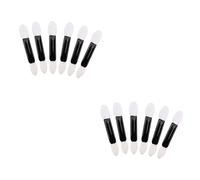 Ipetboom 100piezas Aplicadores De Sombras De Ojos Desechables Brochas De Esponja Doble Cabeza Para Maquillaje De Ojos Para Viajes Fiestas y Uso Diario
