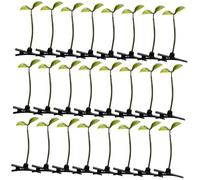 Ipetboom 100piezas Pinzas De Pelo Forma De Brotes De Soja Divertidas Lindas Para Fiestas y Decoraciones Accesorios Para Cabello