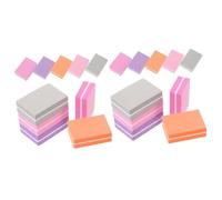 Ipetboom 100piezas Uñas De Bloque De Esponja Doble Cara Para Manicura y Pedicura y Pulido De Uñas De Usar y Portátil