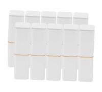 Ipetboom 10piezas Botellas De Brillo Labial Vacías Tubos De Bálsamo Labial DIY Práctico y Duradero