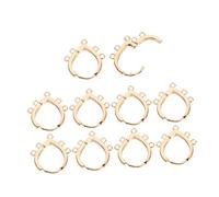 Ipetboom 10piezas Ganchos Para Pendientes De Hechos Mano Materiales Para Hacer Pendientes Diy Para Enganches De Accesorios Para Bisutería Para Crear Colgantes Casa