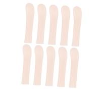 Ipetboom 10piezas Palillo De Oído Fundas De Silicona Para Limpieza De Cerumen Puntas De Repuesto Para Adultos y Cucharas Protectoras Para Eliminar Cera De Oídos