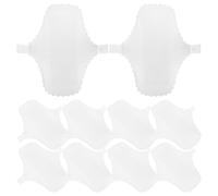 Ipetboom 10piezas Paño Menstrual de Algodón Reutilizables Compresas Sanitarias Lavables y Absorbentes para Uso Diario Período Menstrual