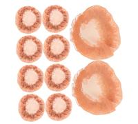 Ipetboom 10piezas Redes De Pelo Para Moño Cubiertas Invisibles Reutilizables De Malla Para Danzarinas y Enfermeras Accesorios De Pelo Elásticos y Seguros