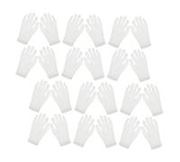 Ipetboom 12 Pares Guantes Hidratantes de Algodón Claros para Adultos para Usar Noche mientras Duermes