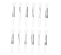 Ipetboom 12 piezas Brochas Labiales de Silicona para Aplicar Bálsamo y Máscara de Labios Cepillos Portátiles para Maquillaje y Difuminado Incluye Bolsa Opp Color