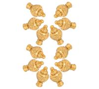 Ipetboom 12 Piezas Cabezal Decorativo para Barra de Cortina Tapas de Remate de Sellado Tapas de Barra de Cortina Vintage Diámetro Decoración de Extremo