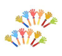 Ipetboom 12 Piezas de Matracas Pequeñas de Plástico sin Sonrisa, Juguetes para Fiestas y Celebraciones, Apoyo para Aplausos Ruidosos, Accesorios para Animar Eventos Infantiles