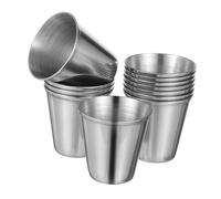 Ipetboom 12 Piezas Inoxidable Portátiles para Bebidas para Whisky Vodka y Fiestas y Celebraciones