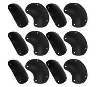 Ipetboom 12 Piezas Protectores de Esquinas para Maletas de Viaje ABS, Kit de Reparación de 12 Piezas (6 Borde y 6 sin Borde), Protección Resistente contra Impactos para Equipaje Rígido y