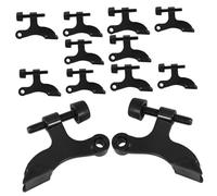 Ipetboom 12 Piezas Topes De Puerta Ajustables Pasador De Bisagra De Aleación De Zinc Cuña De Tope para Pared Cierre Magnético De Puerta Protección De Seguridad