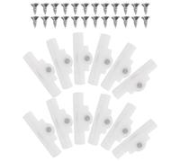 Ipetboom 12 Rodillos Blancos para Puerta Corredera de Congelador Vertical Ruedas Inferiores de Polea para Refrigerador Ruedas Giratorias para Vitrina Accesorios para Cocinas y Locales