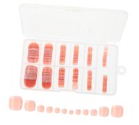 Ipetboom 120piezas Uñas Postizas Cuadradas Pies Uñas Postizas Acrílicas Cómodo Duración Larga