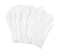 Ipetboom 12pares Guantes Algodón Guantes Inspección Joyería Fundas Manos Cómodas