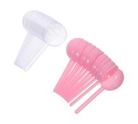 Ipetboom 12piezas Cajas de Plástico Transparente para Dulces Redondas con Asa para Bodas y Fiestas Contenedor Portátil para Guardar Piruletas para Cumpleaños y Eventos