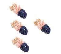 Ipetboom 12piezas Coleteros De Satén Para Mujeres De Elegantes Accesorios Para Cabello De Niñas y Mujeres Para Uso Diario y Eventos Especiales