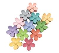 Ipetboom 12piezas Flower Shaped Hair Clamps Durable Hair Clips for Daily Use Design for All Types